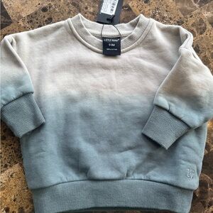 Little Bipsy 0-3M Nightfall Ombré Cotton Crewneck Sweatshirt NWT Baby Pullover